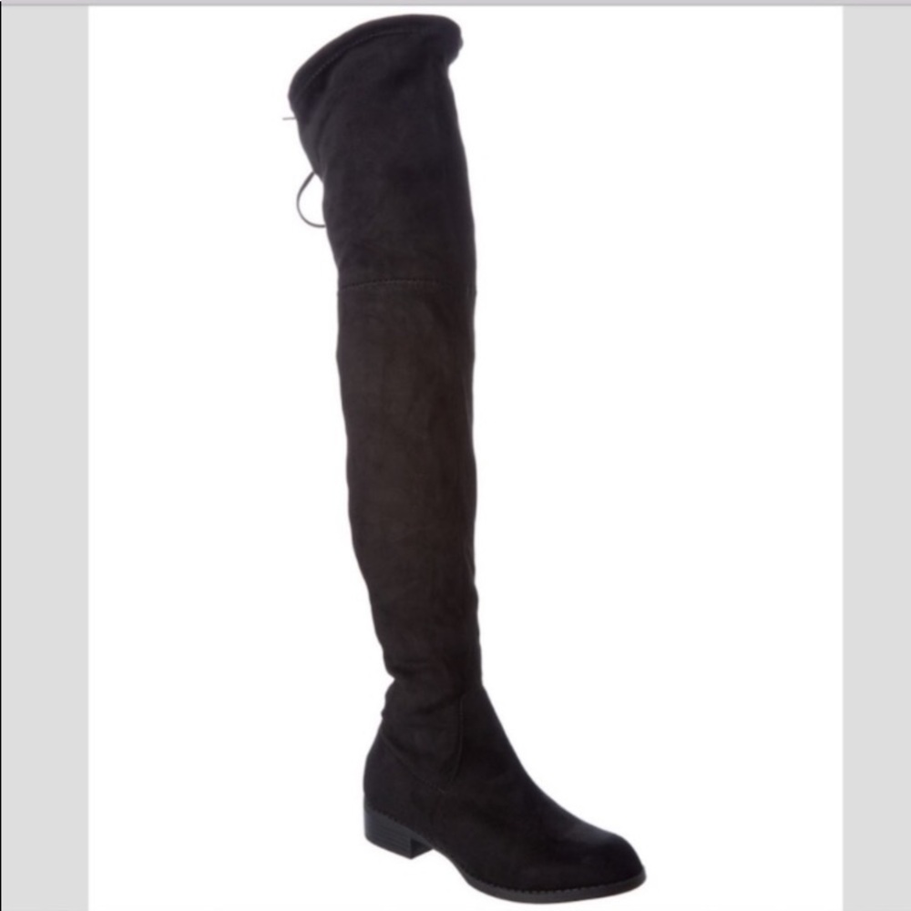 💕Auth💕 Pre-owned Catherine Malandrino Morcha Black Over the knee boots size 8